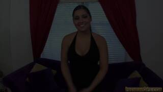 Hot Brunette in shaved pussy Fucked Hard Dogging