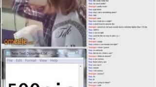 Innocent Asian Girl on Omegle Turns to the Darkside - Credit GemLeo