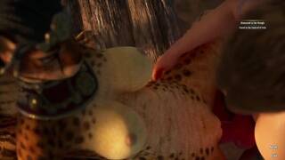 Huge Fat Furry FUTANARI Dick Fucked Teen Bimbo | Carnal Instinct | 3D RPG sex game part3