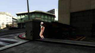 Hid around the corner and had sex in the big city | next to trash cans