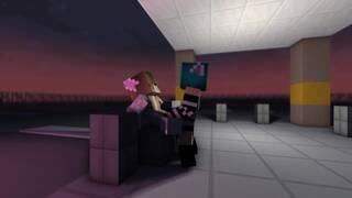 Minecraft porn parody | Sex of two sissies on a dark night on the roof of a parking lot | 4K 60 FPS
