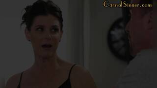 Big booty massage aunt riding in duo after rubbing down