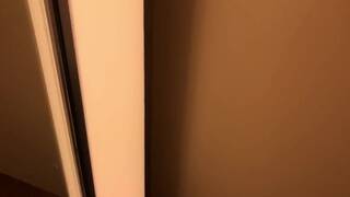 Cumming in public dressing room