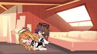 Chris has fun with his grandmother