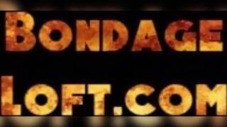 Bound stepmom watches dom assfuck teen in bdsm threesome