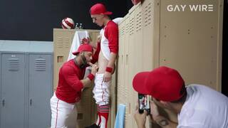 GAYWIRE - Tristan Hunter Gets Fucked In Locker Room By Coach Eddy Ceetee