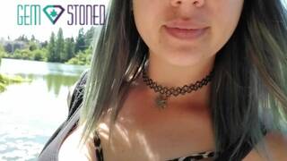 Boob Bouncing and Naughty Public Flashing