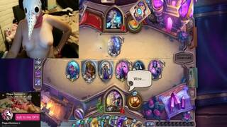 Gamer Girl Plague Doctor Nipples get Hard