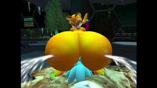 Marine the Raccoon X Sonic OC