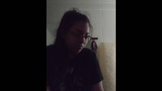 Pissed her off so I made her suck my dick