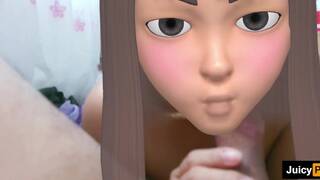 MY EMOJI FUCK BUDDY SUCKS MY COCK ASMR