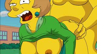 |THE SIMPSONS| HOMER FUCKS THE TEACHER EDNA KRABAPPEL