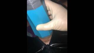 Latex catsuit fleshlight cum denial