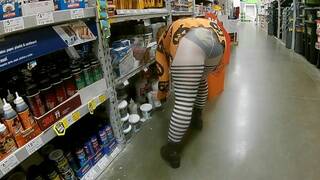 Halloween Creepshot with a Few Very Naughty Flashes Near the End