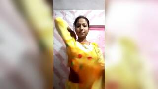 Indian Girl Strips and Touch Herself
