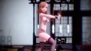 MMD R18 4k Nude Misaka ( Temtations ) 124