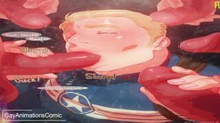 Captain America - Gay Animation Yaoi Hentai Gay