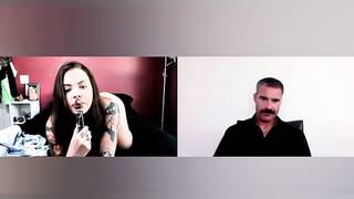 Doctor makes tattooed babe toy her pussy