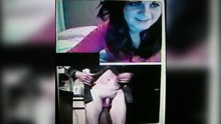 21 yr.. old Amanda meets 41 yr. old Naked me (+ sound )