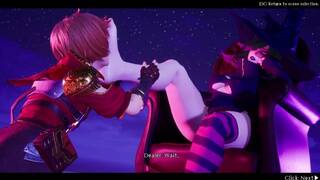 Under The Witch - Foot Finger Suck Femdom 3D Porn Game