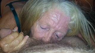 Granny Sucksalot does Dick!!! Cumshot