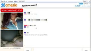 Busty BBW on Omegle Loves My Huge Cumshot