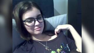 Perfect nerdy teen masturbate on omegle
