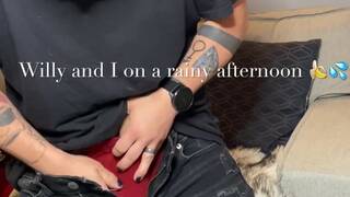 Ftm playing with his joystick