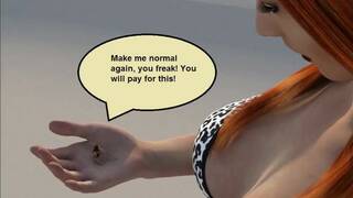 Huge Samus BB - Beach Giantess Story