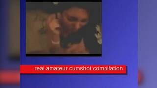 Real amateur cumshot compilation