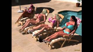 3rd-art: Darlings at the pool