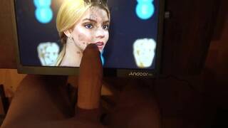 Cumming on Anya Taylor-Joy - Cum Tribute