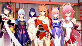 GENSHIN IMPACT FUCKFEST PART 2: INAZUMA (3D Hentai)