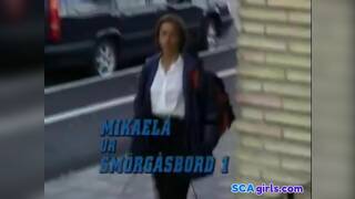 Svensk flicka på gymmet