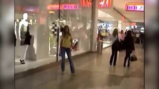 Horny couple enjoy public fuck