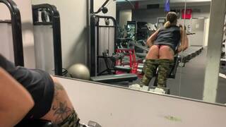 PG 13 Public nude workout