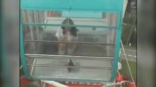 WEBCAM - japanese girl nudity masturbating in Ferris wheel