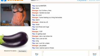 Beautiful babe on omegle