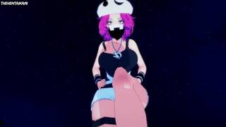 Hentai POV Feet Team Skull Grunt from Pokemon Captured You On The Roof!