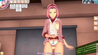 3D Hentaigame - Sakura Haruno skip her class to lose virginity 1