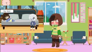 Chara multiverse of madness|| chara reacts to frisk gets caught ||