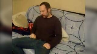 Girl gives her husband a ride and swallow