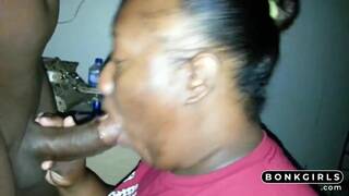 Step sister sucking for gas money.