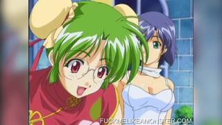 Big tit anime whore gets railed