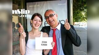 Jim Slips one in for 500 pounds!