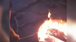 blowjob and fuck on a camping trip