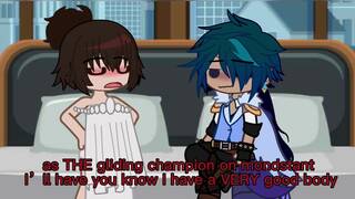 Kaeya face fucks amber