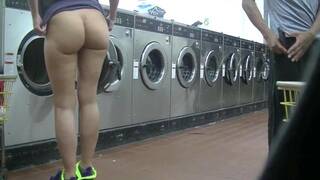 Helena Price - College Campus Laundry Flashing While Washing My Clothing!