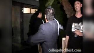 Partying teen lesbians eat pussy