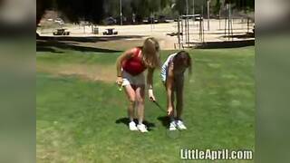 Naughty amateur lesbians licking pussy